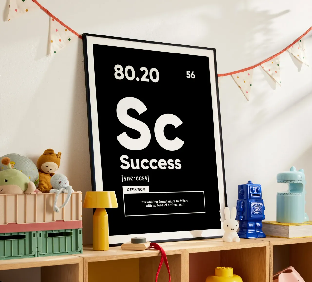 Définition de la réussite | Citation de motivation poster de Inspirify