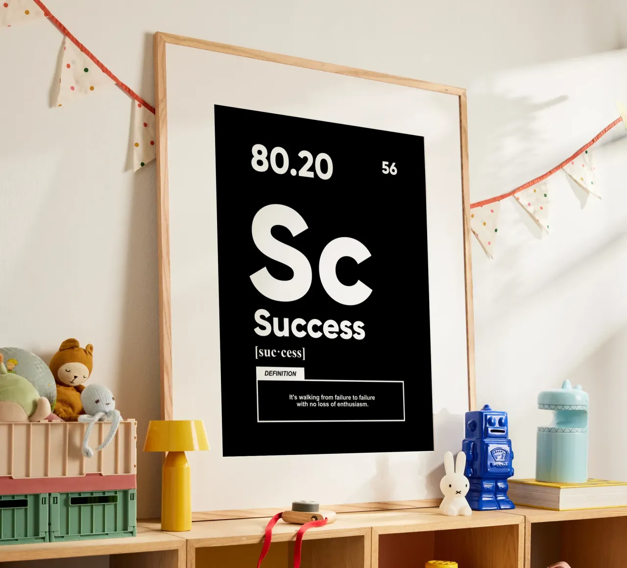 Définition de la réussite | Citation de motivation poster de Inspirify