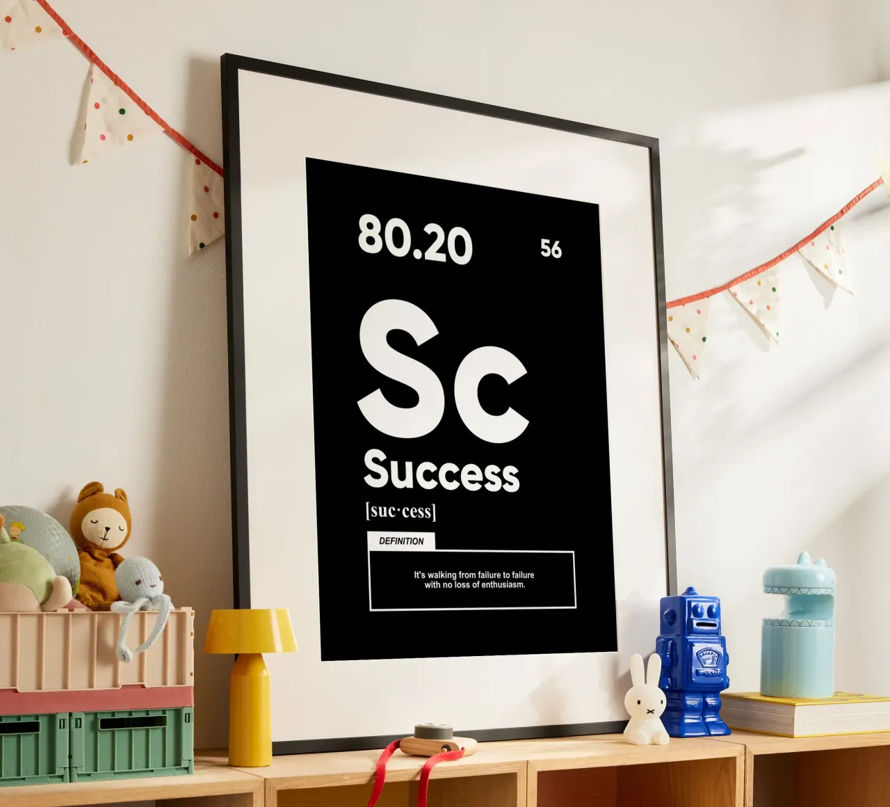 Définition de la réussite | Citation de motivation poster de Inspirify