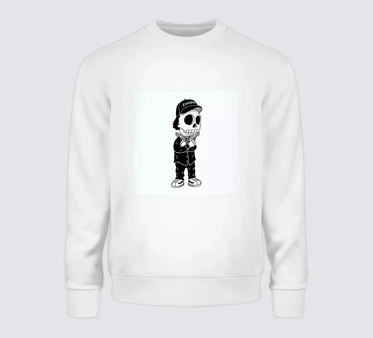 Compton Skull felpa da Zhi Yun Zhang