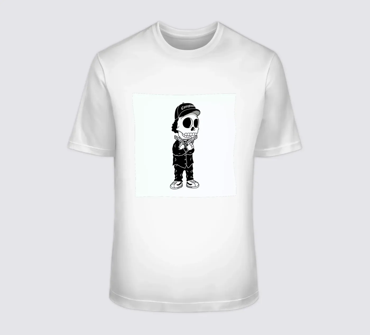 Compton Skull t-shirt da Zhi Yun Zhang