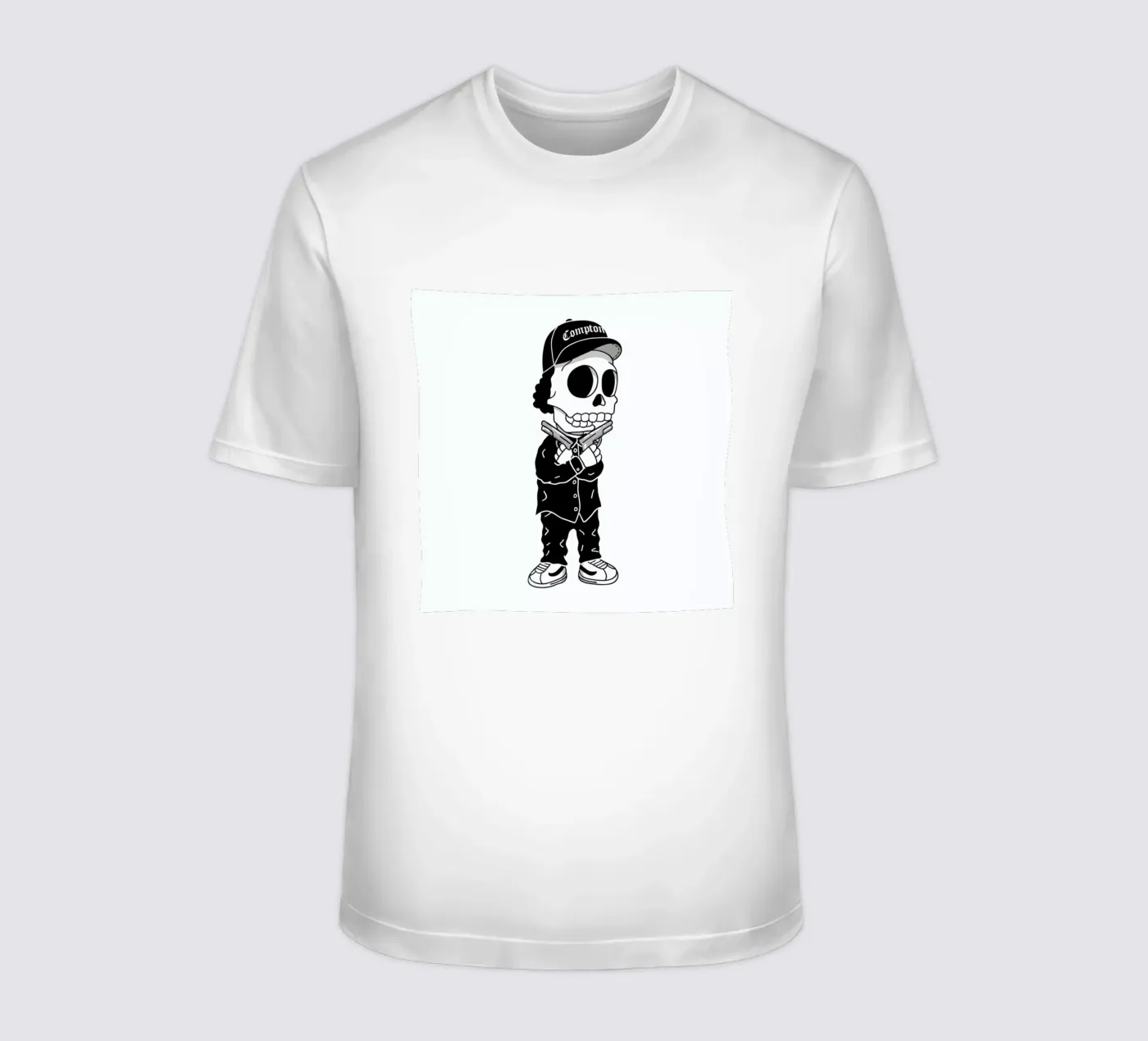 Compton Skull t-shirt da Zhi Yun Zhang