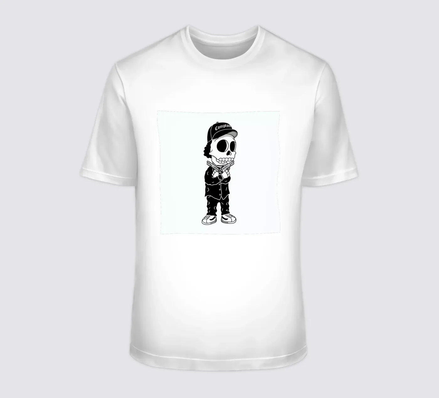 Compton Skull t-shirt da Zhi Yun Zhang