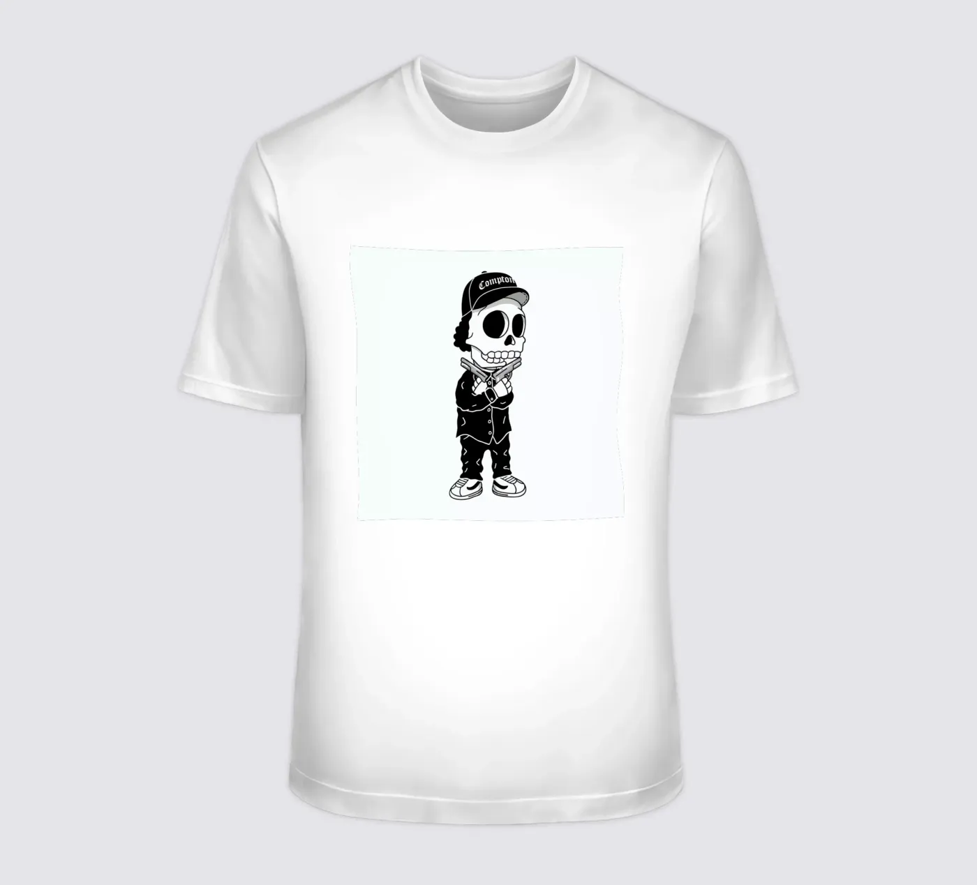 Compton Skull t-shirt da Zhi Yun Zhang