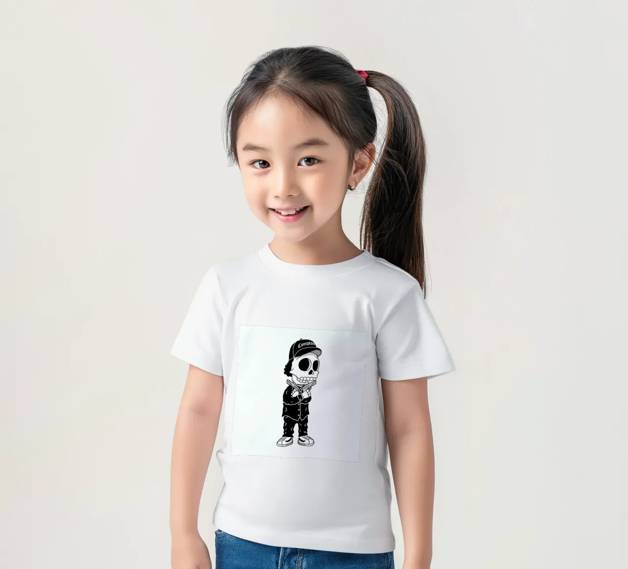 Compton Skull t-shirt bambini da Zhi Yun Zhang