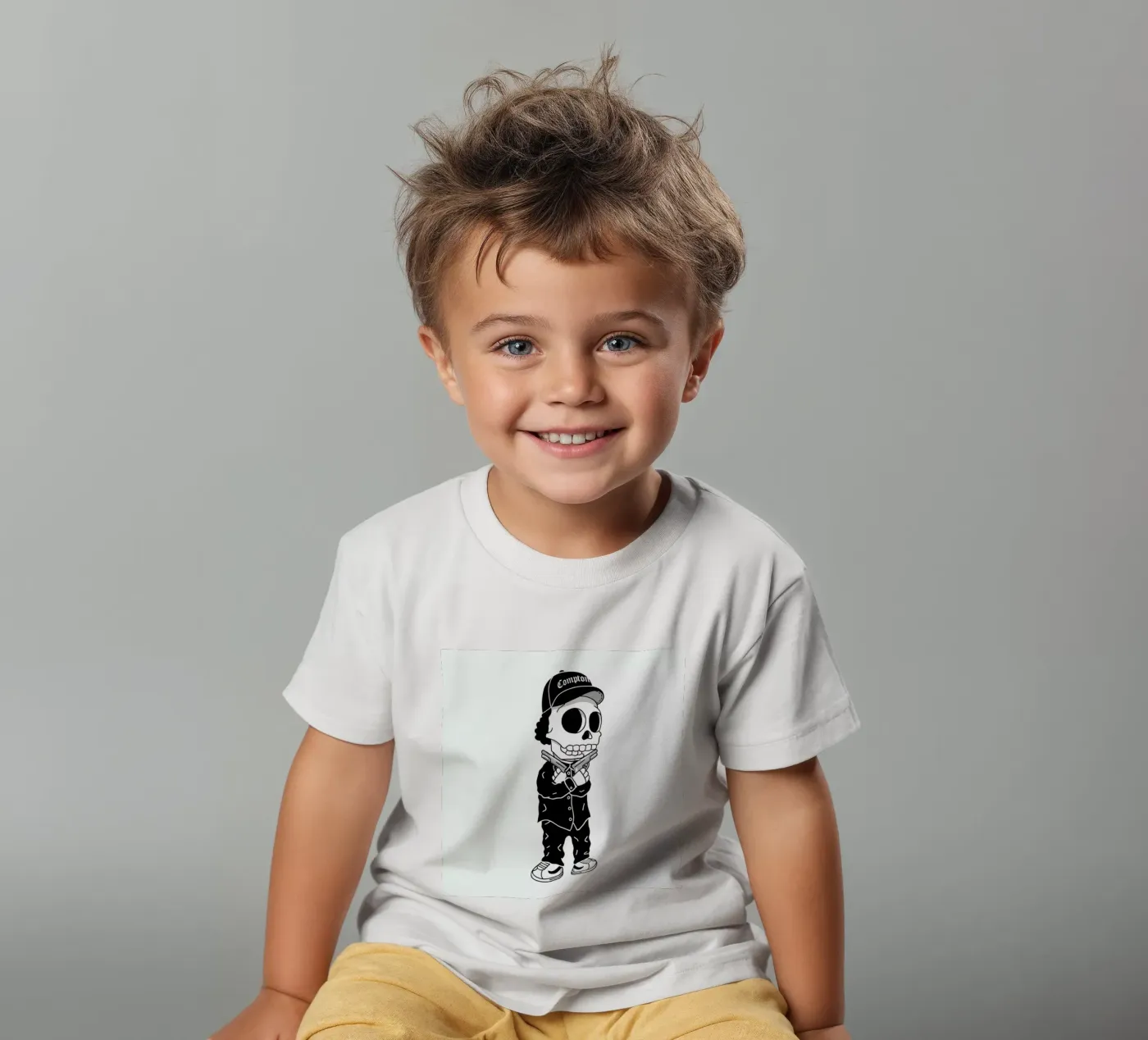 Compton Skull t-shirt bambini da Zhi Yun Zhang