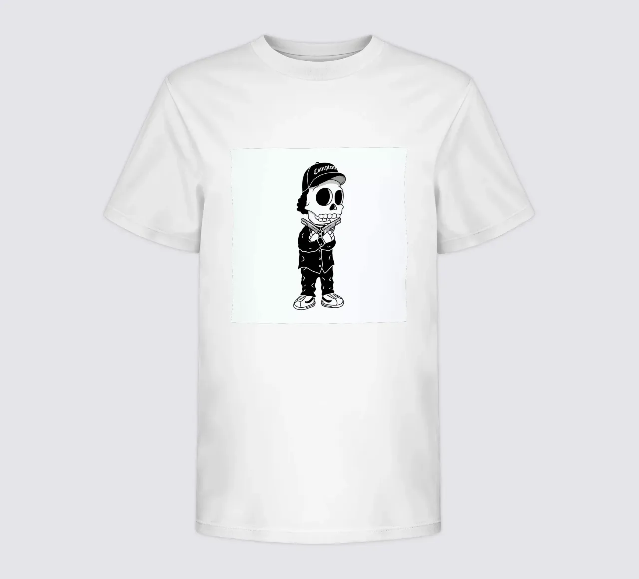 Compton Skull t-shirt bambini da Zhi Yun Zhang