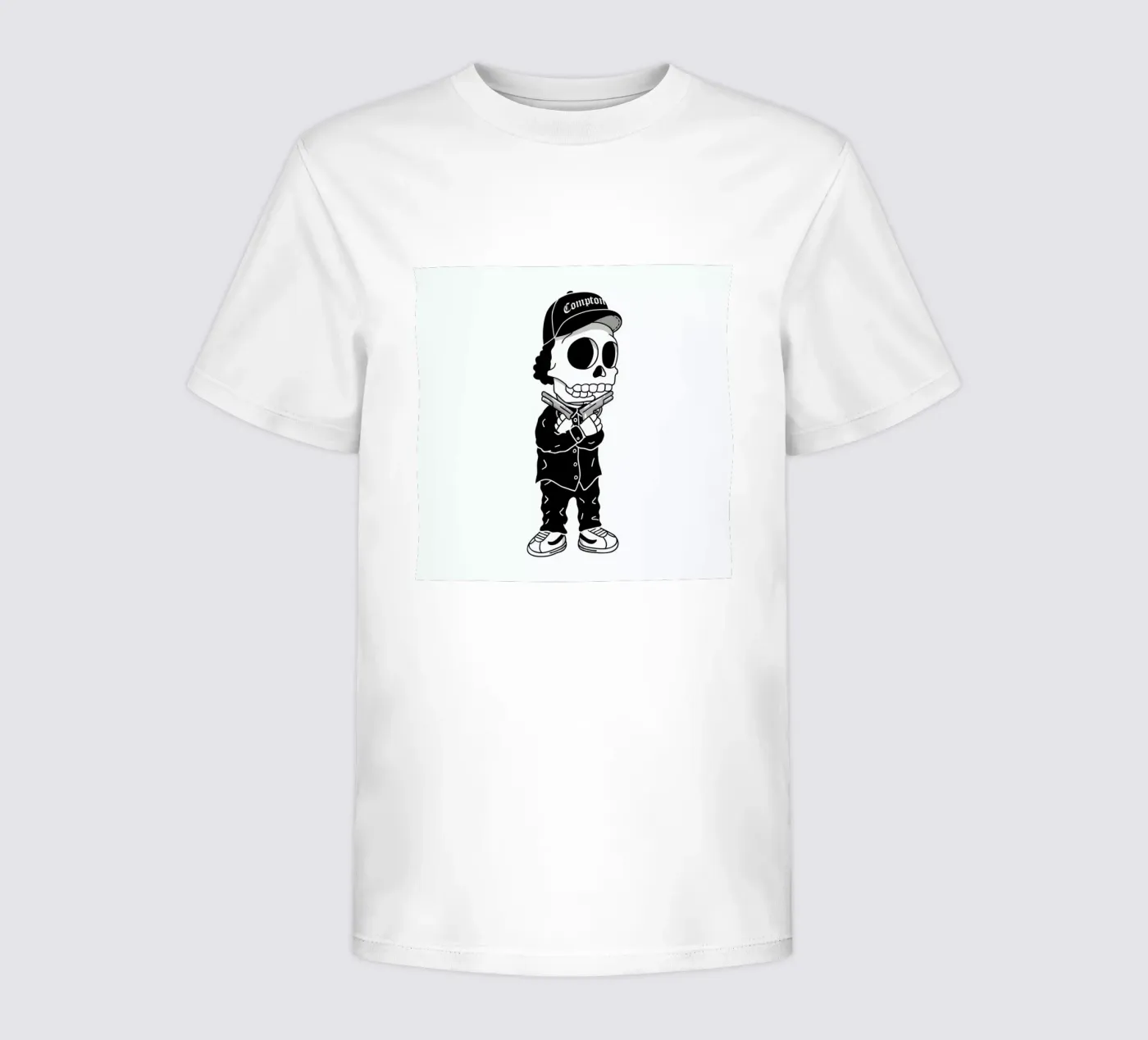 Compton Skull kinder t-shirt van Zhi Yun Zhang
