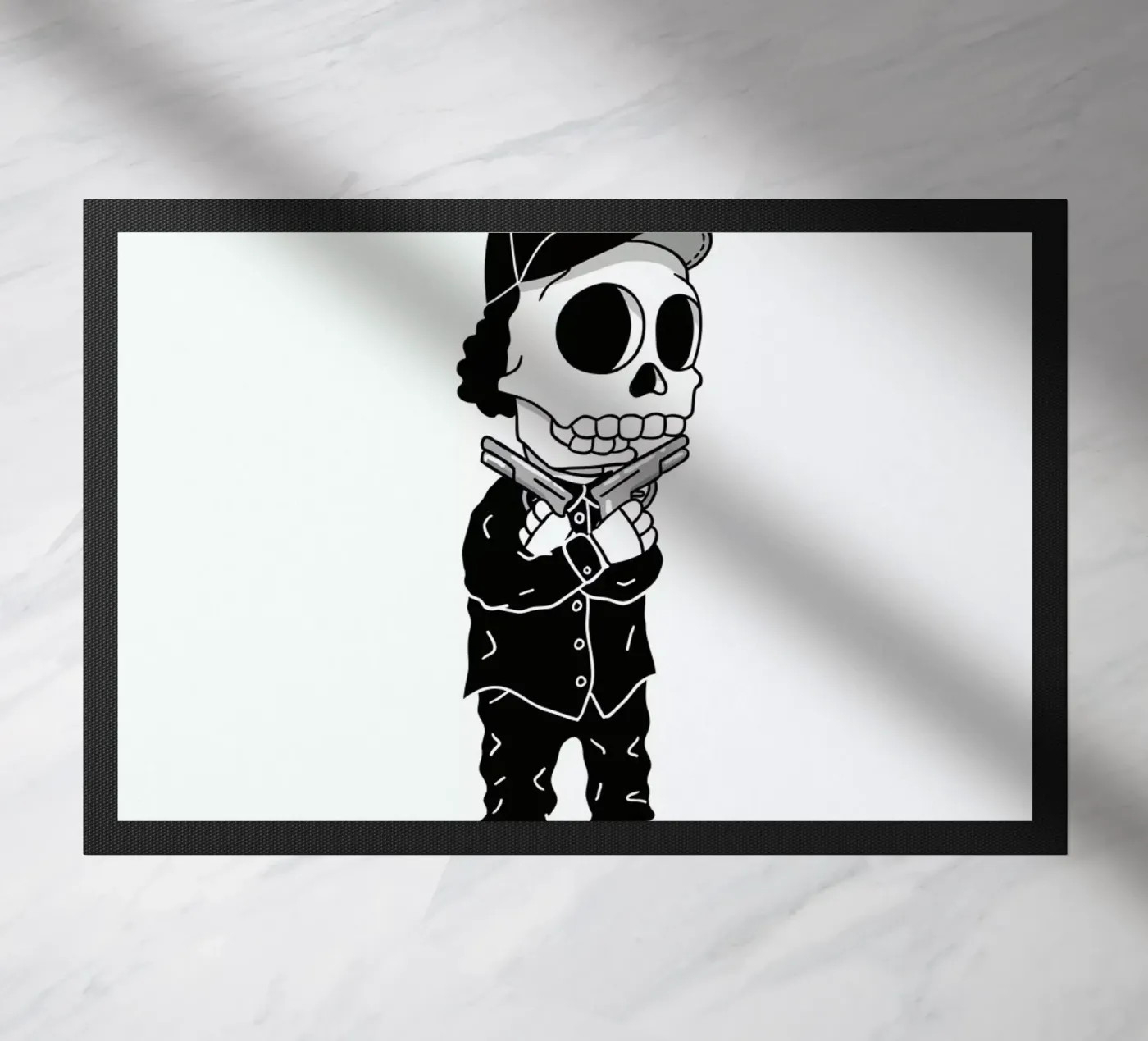 Compton Skull Fußmatte von Zhi Yun Zhang