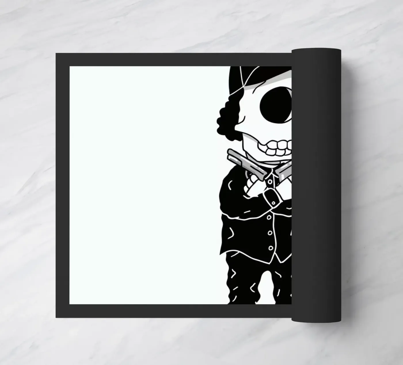 Compton Skull Fußmatte von Zhi Yun Zhang