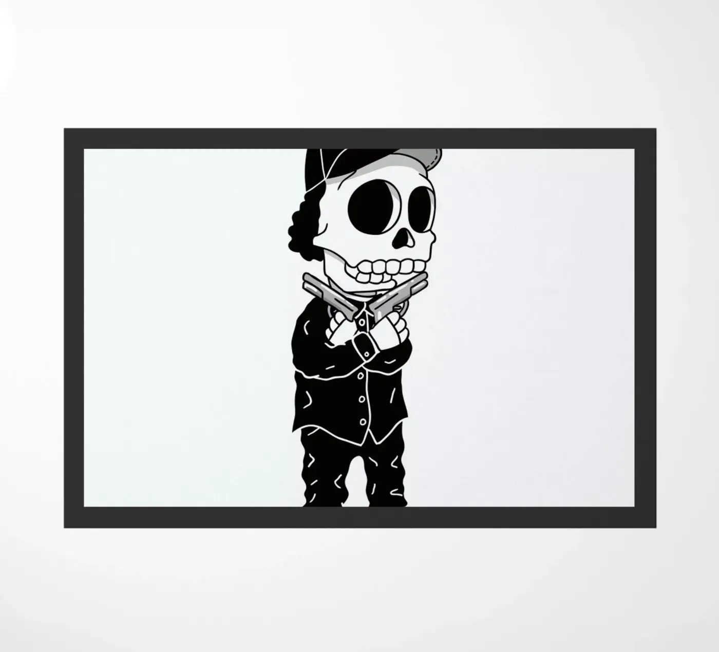 Compton Skull Fußmatte von Zhi Yun Zhang