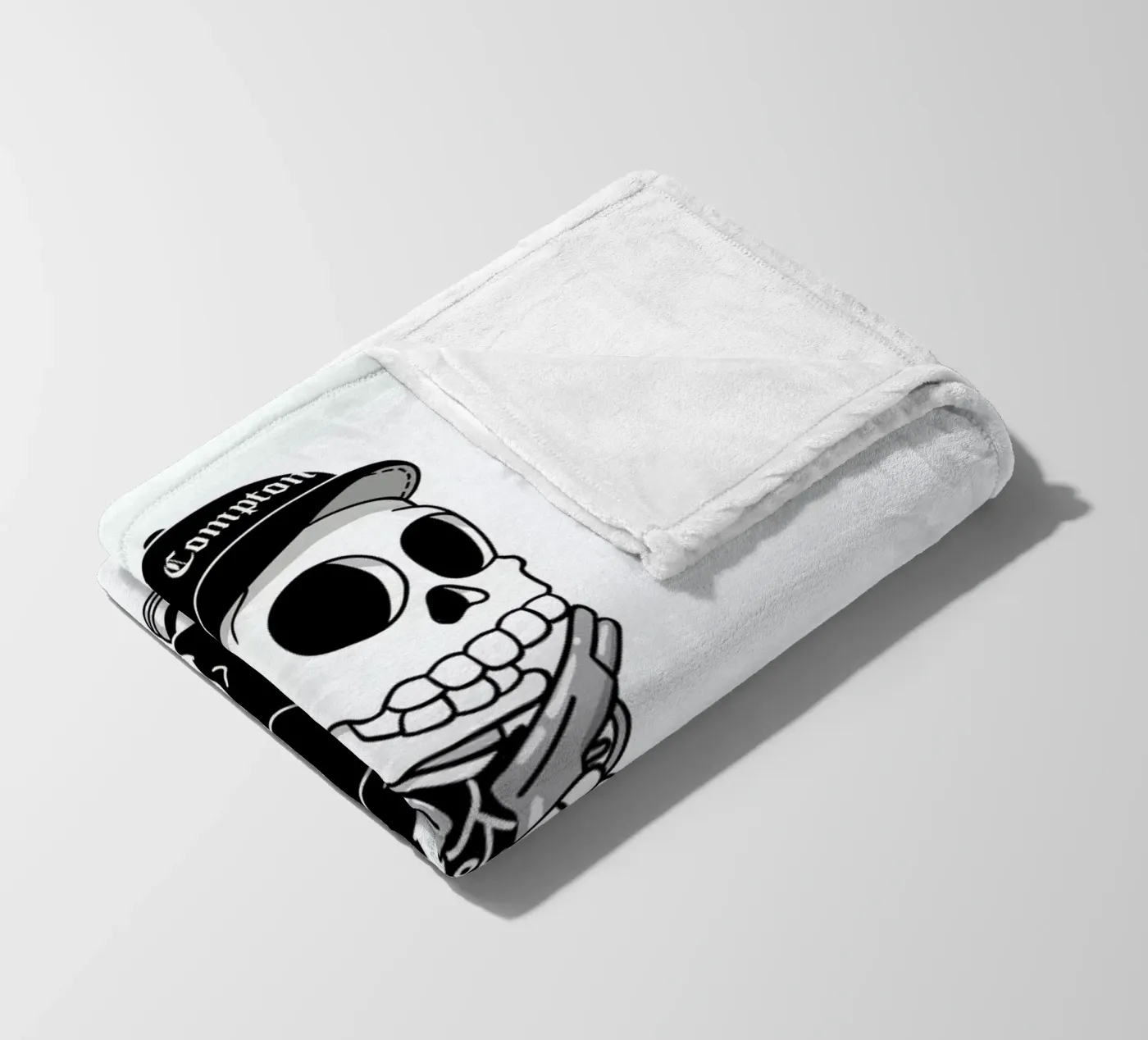 Compton Skull plaid polaire de Zhi Yun Zhang