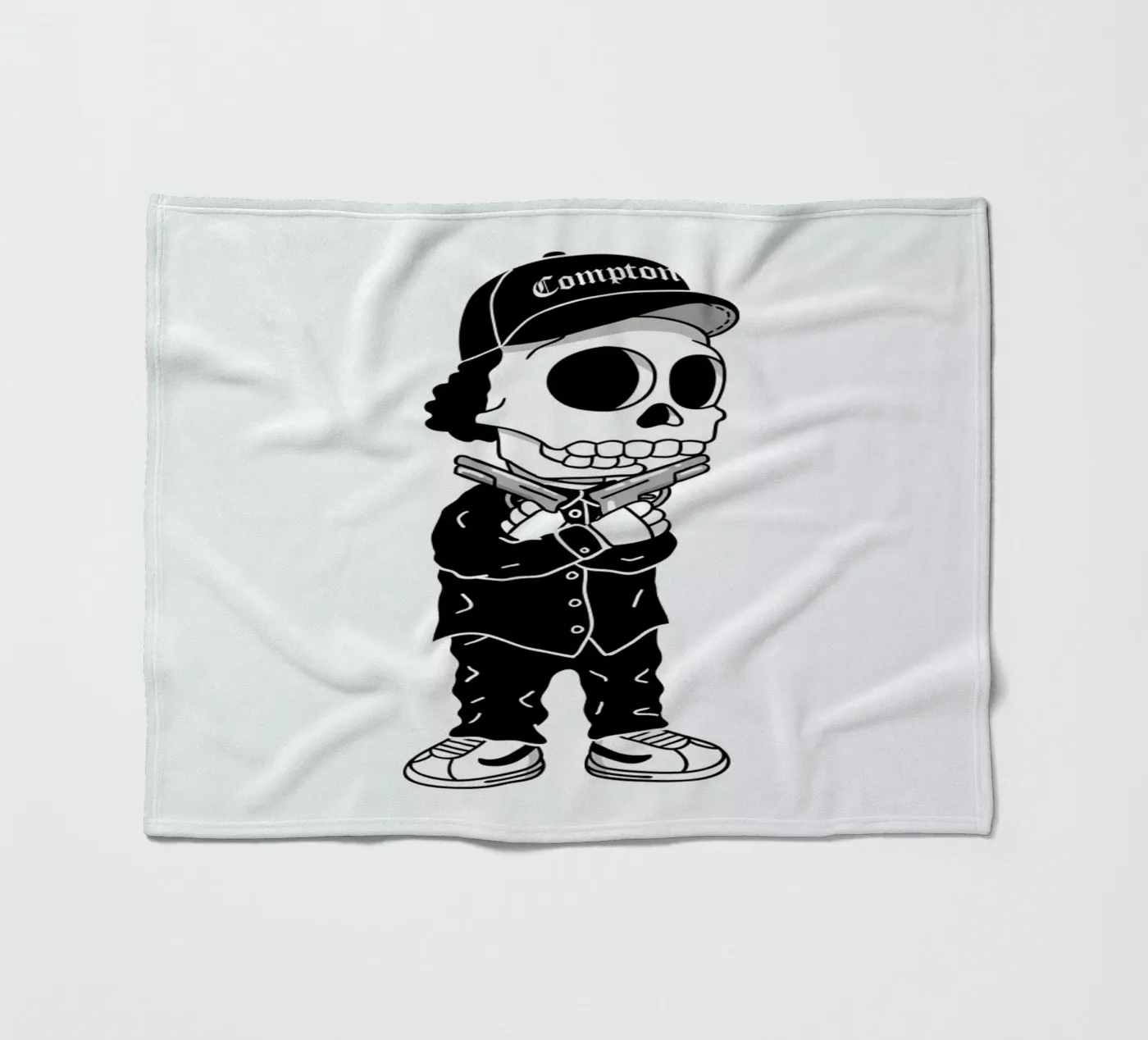 Compton Skull plaid polaire de Zhi Yun Zhang