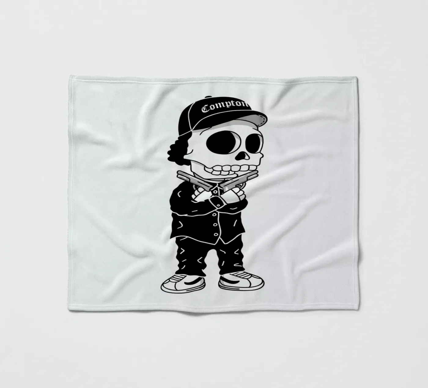 Compton Skull plaid polaire de Zhi Yun Zhang
