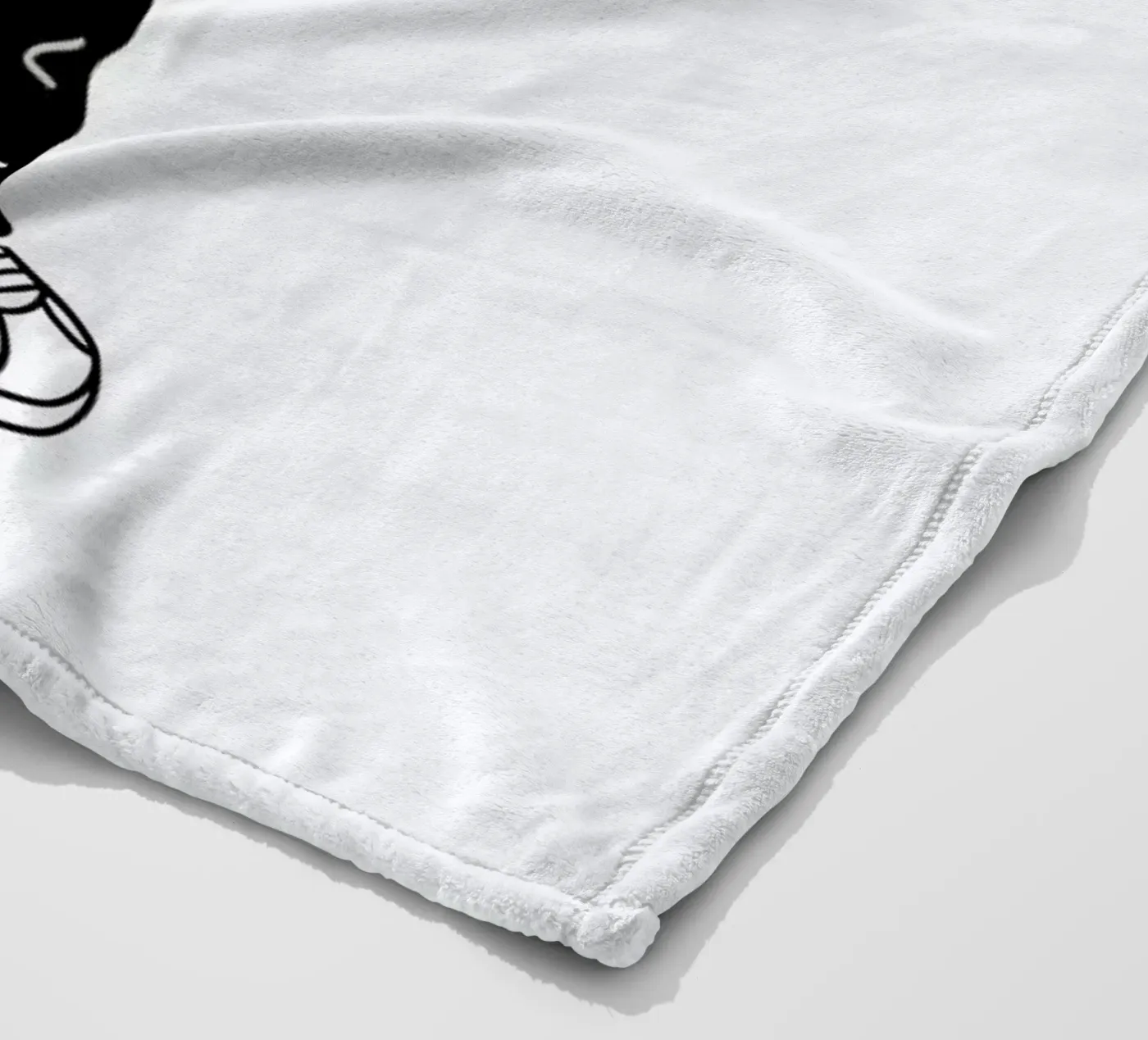 Compton Skull fleece blanket by Zhi Yun Zhang