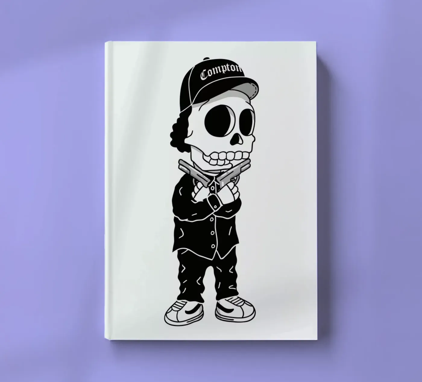 Compton Skull notebook by Zhi Yun Zhang