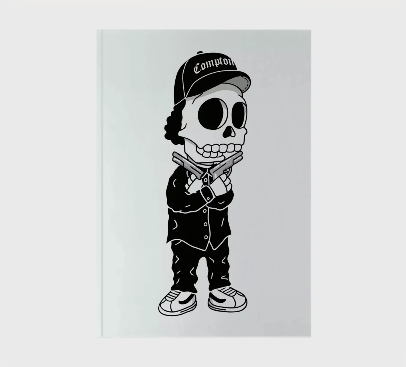 Compton Skull notebook by Zhi Yun Zhang