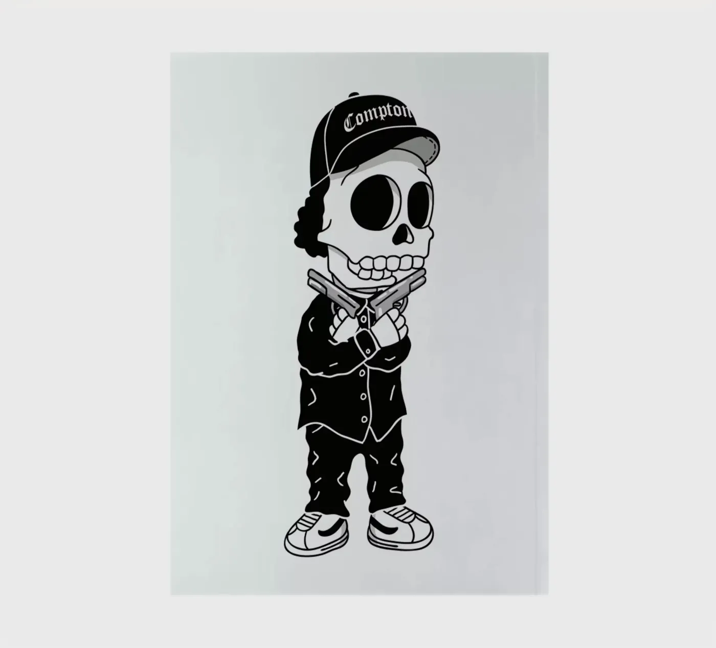 Compton Skull notebook by Zhi Yun Zhang