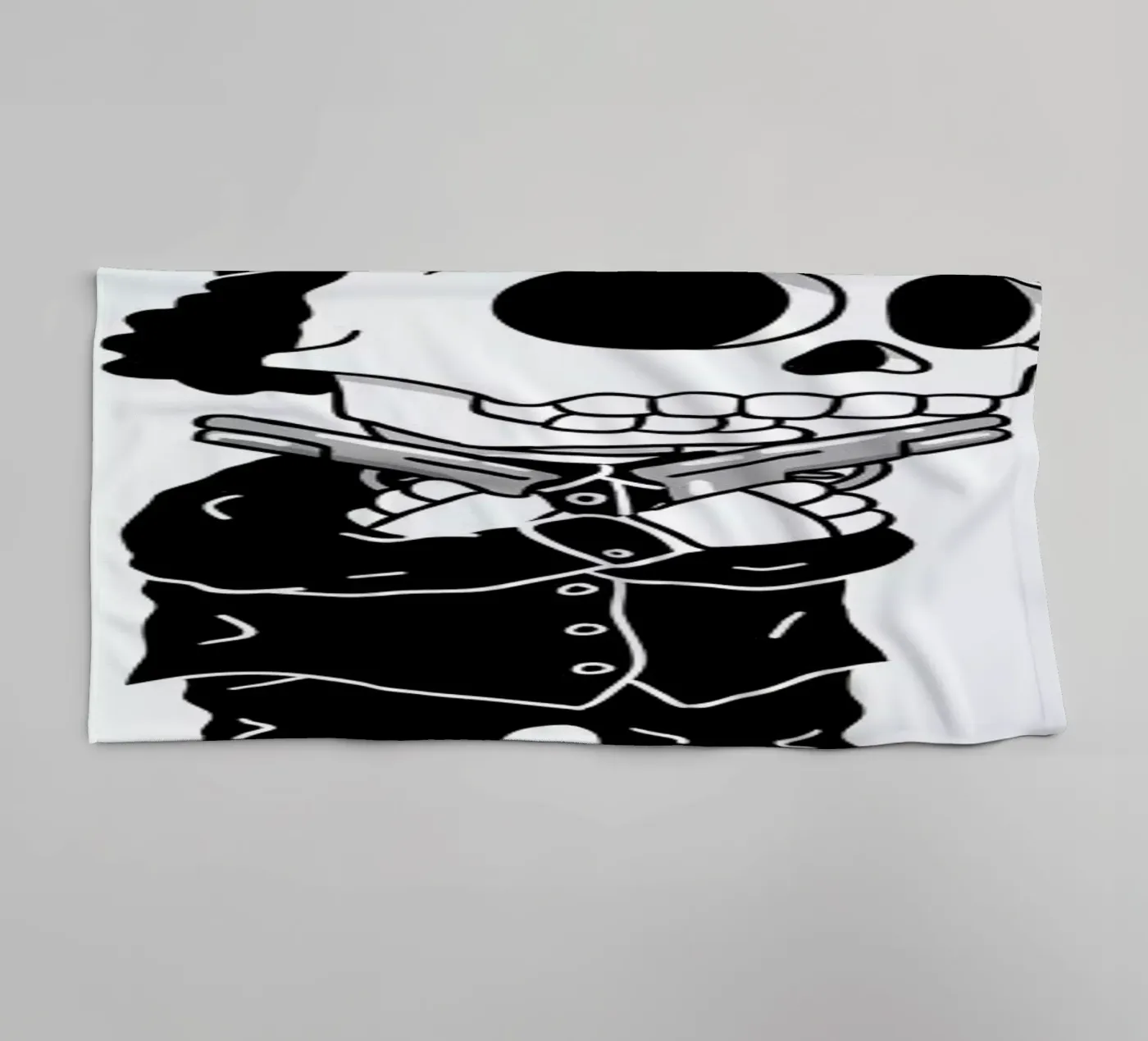 Compton Skull asciugamano da bagno da Zhi Yun Zhang