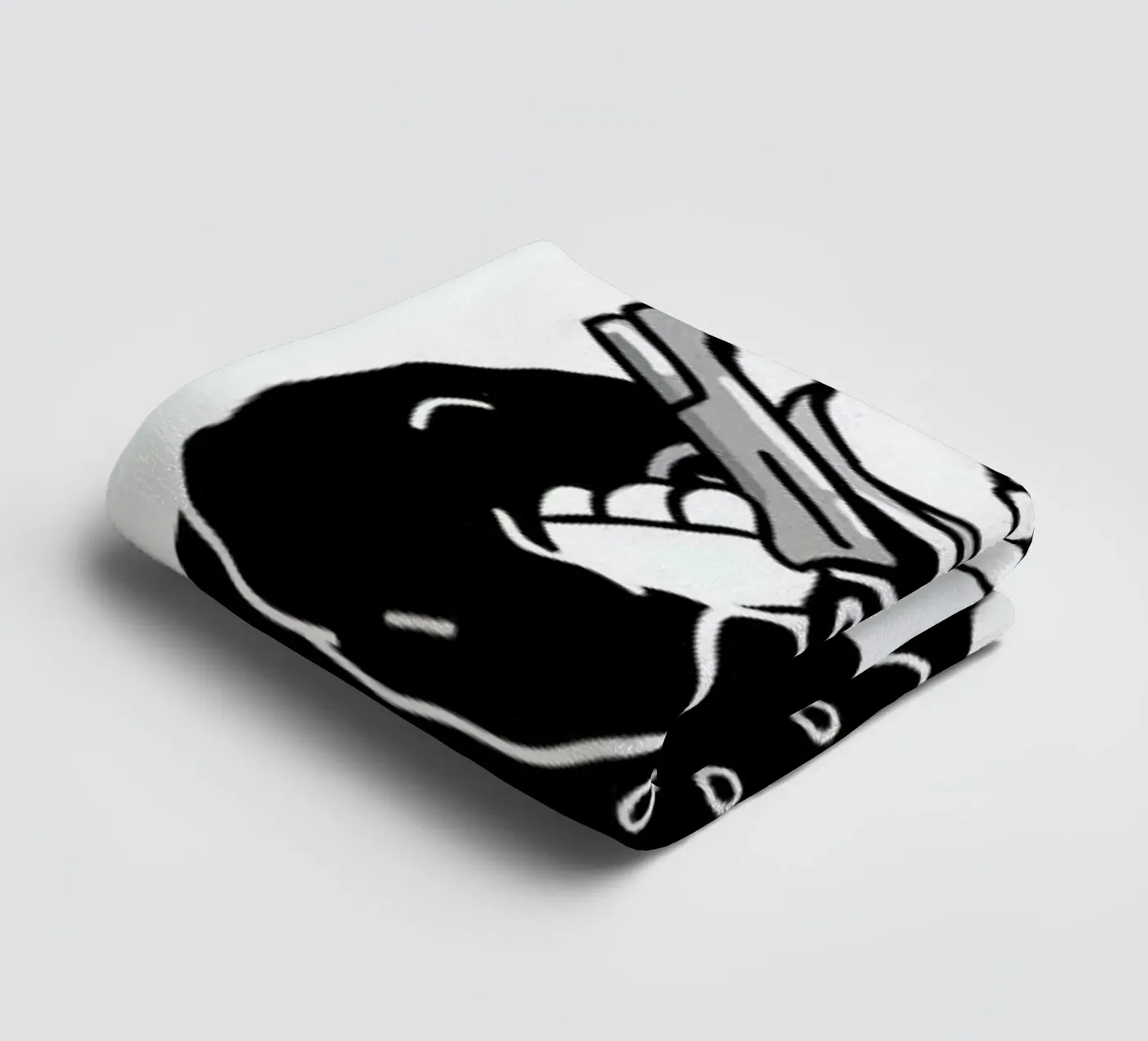 Compton Skull asciugamano da bagno da Zhi Yun Zhang