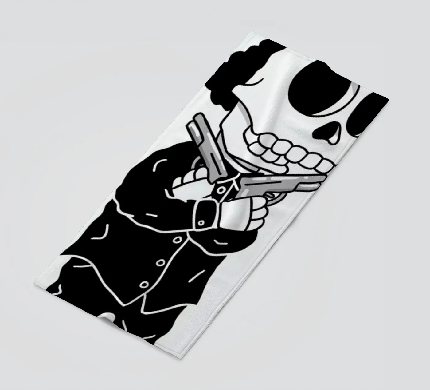 Compton Skull strandhanddoek van Zhi Yun Zhang