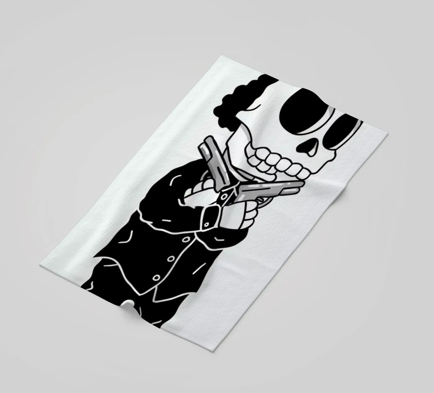 Compton Skull strandhanddoek van Zhi Yun Zhang