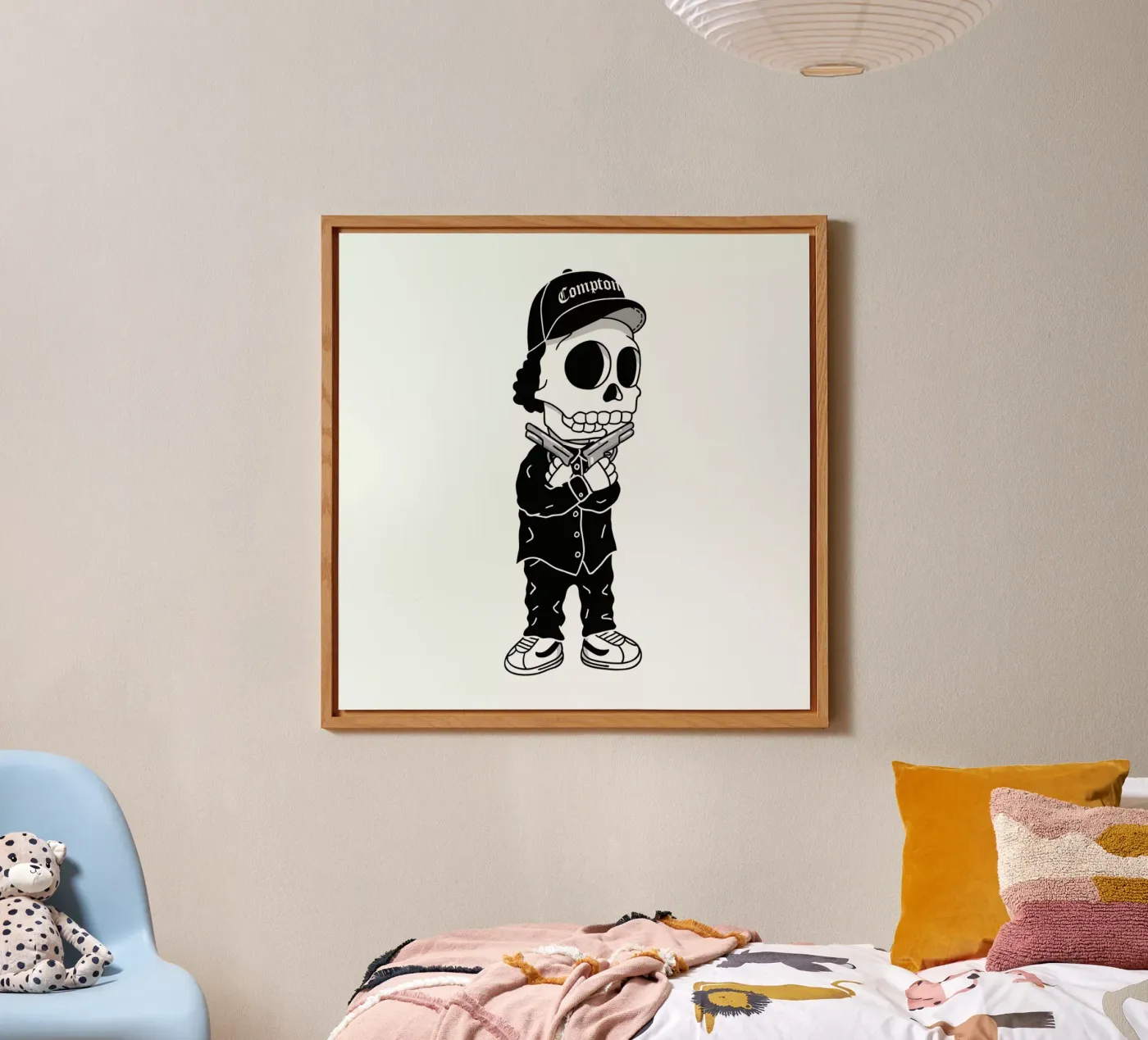 Compton Skull alu-dibond by Zhi Yun Zhang