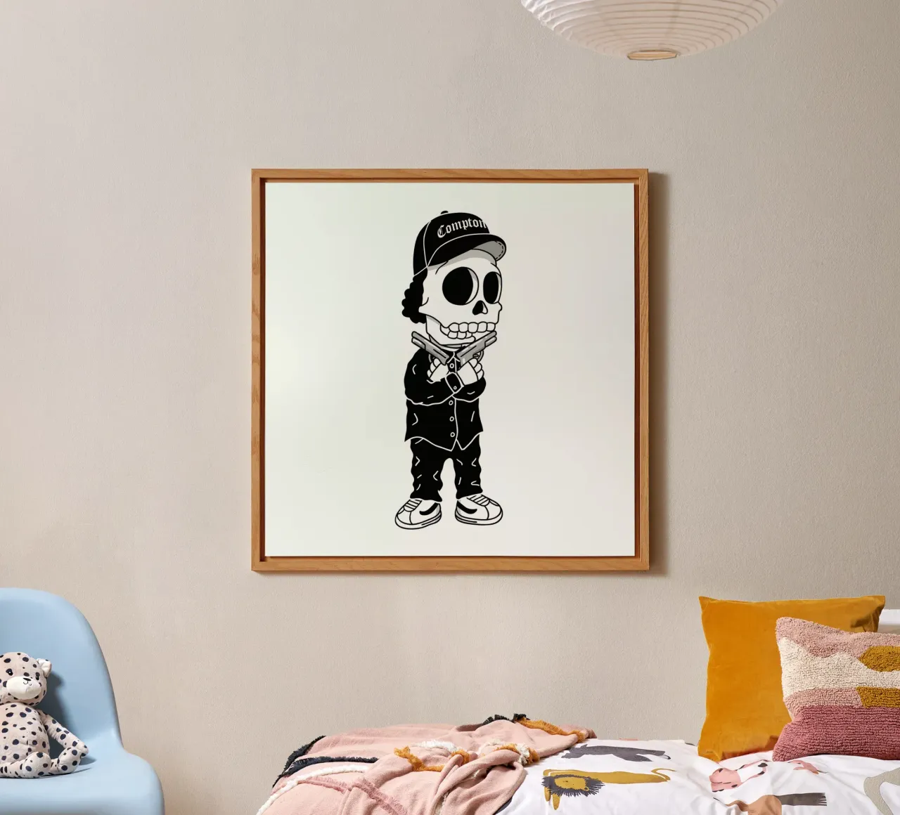 Compton Skull forex plate by Zhi Yun Zhang