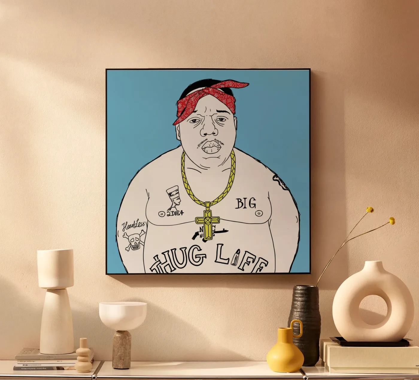 Doppelgänger Christopher acrylic glass by Zhi Yun Zhang