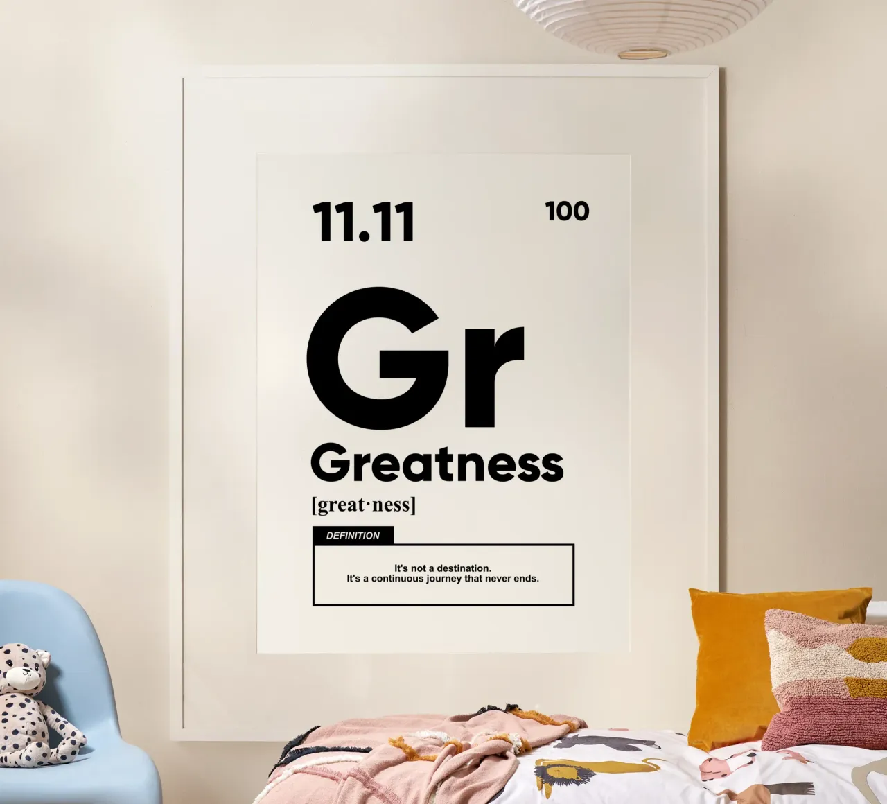 Definitie Grootheid | Motiverende Citaat hahnemühle van Inspirify