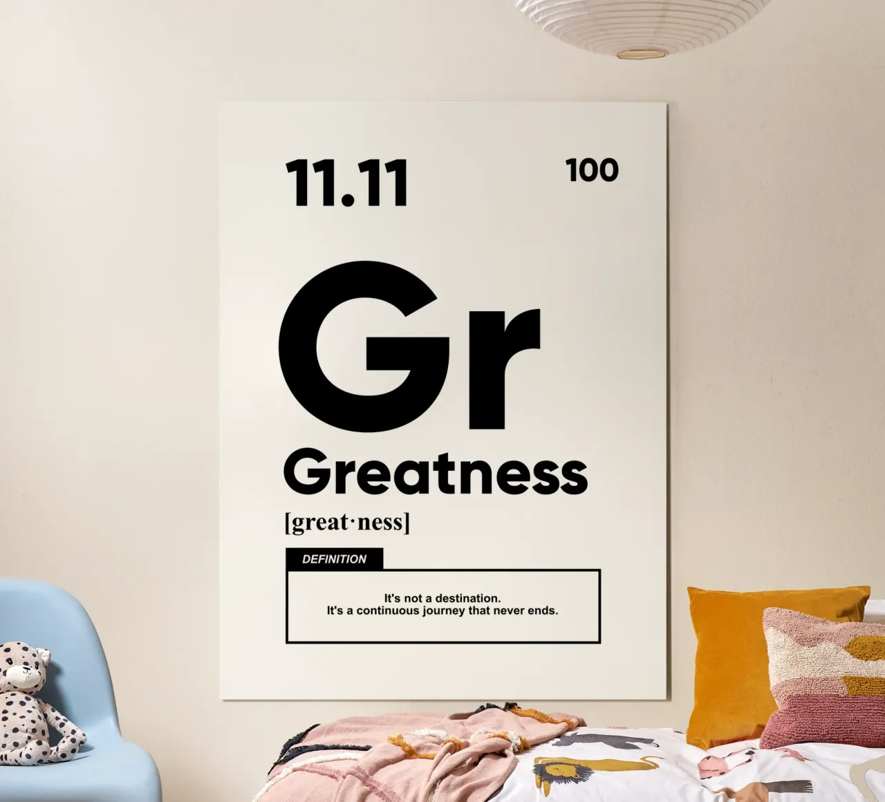 Definitie Grootheid | Motiverende Citaat hahnemühle van Inspirify