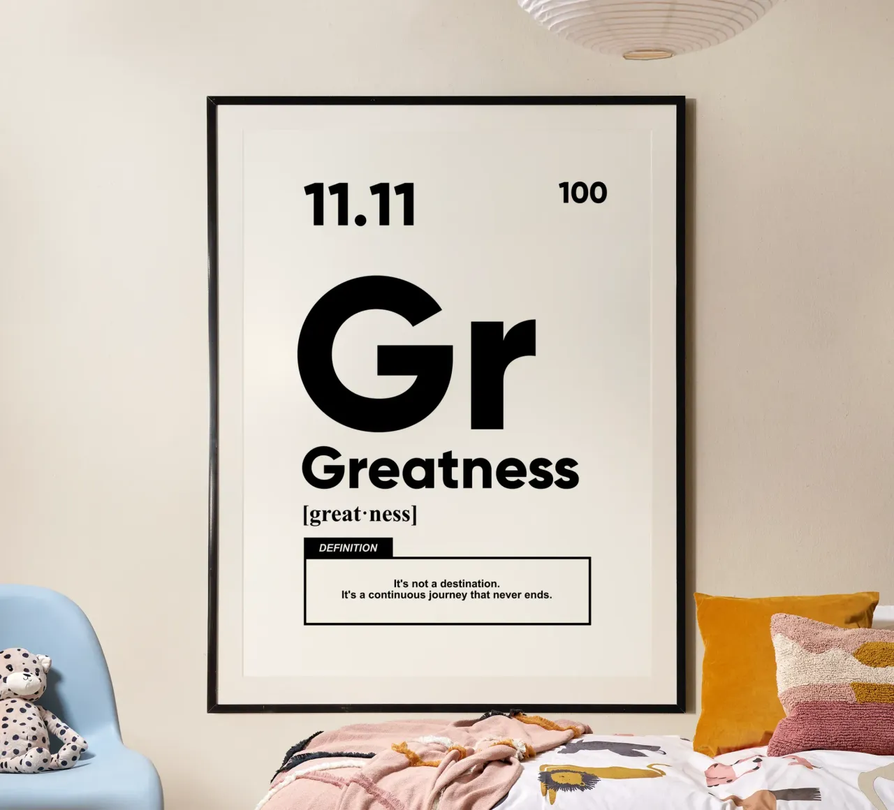Definitie Grootheid | Motiverende Citaat hahnemühle van Inspirify