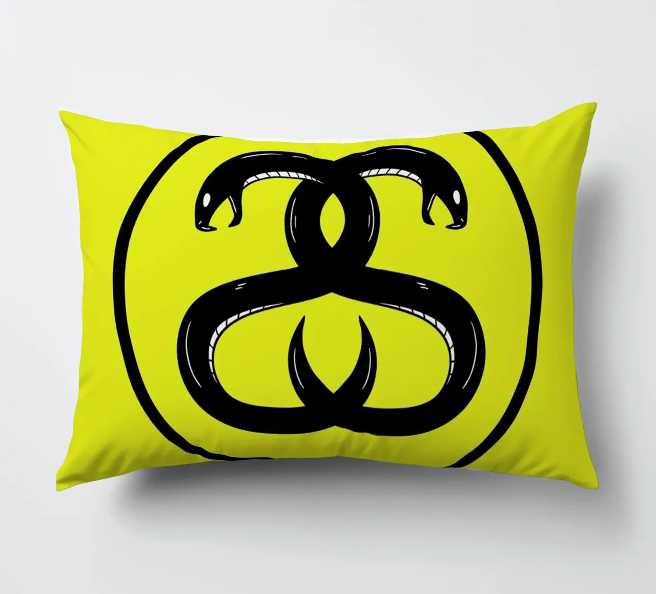 Double Snakes cuscino da Zhi Yun Zhang