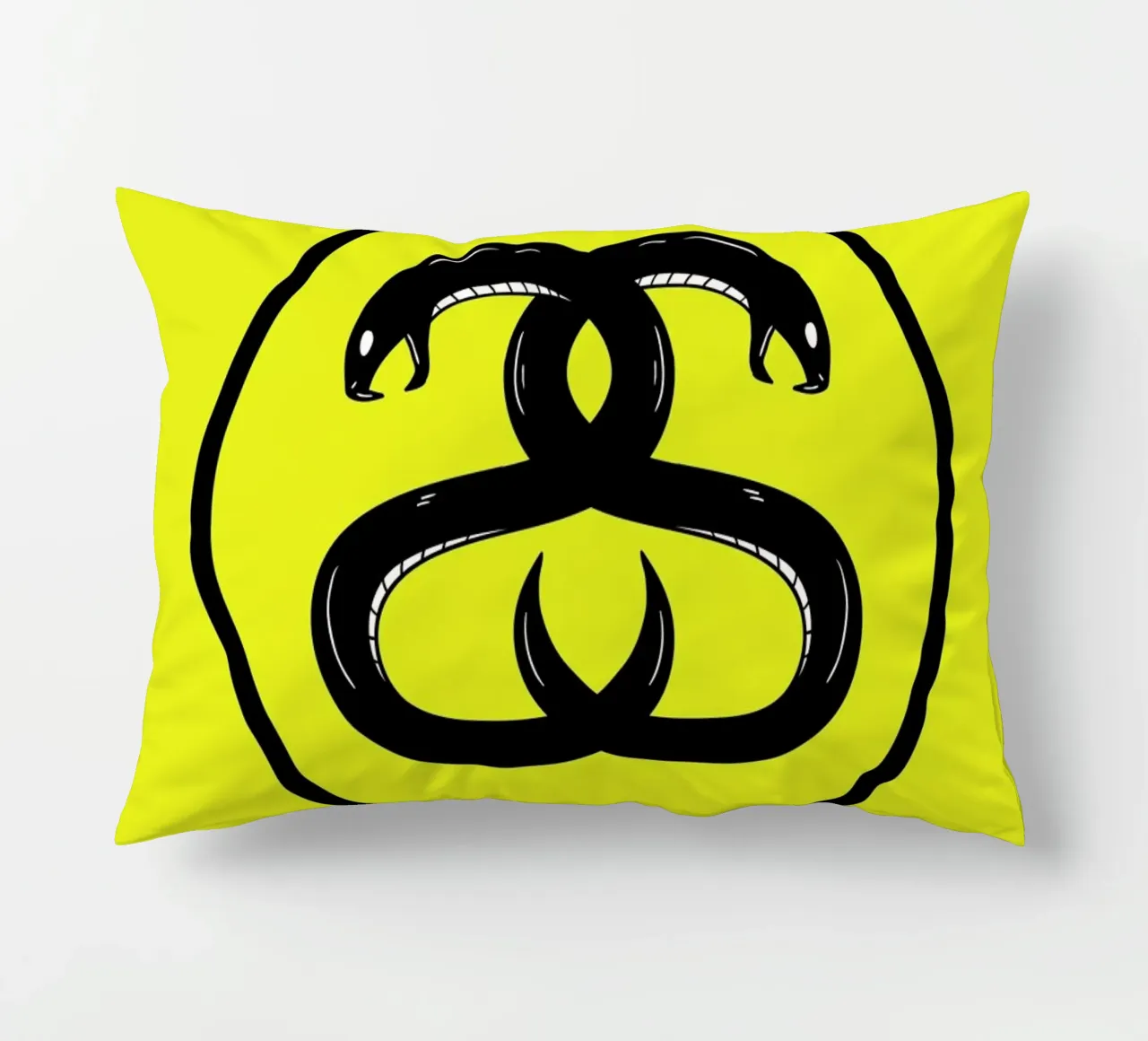 Double Snakes cuscino da Zhi Yun Zhang
