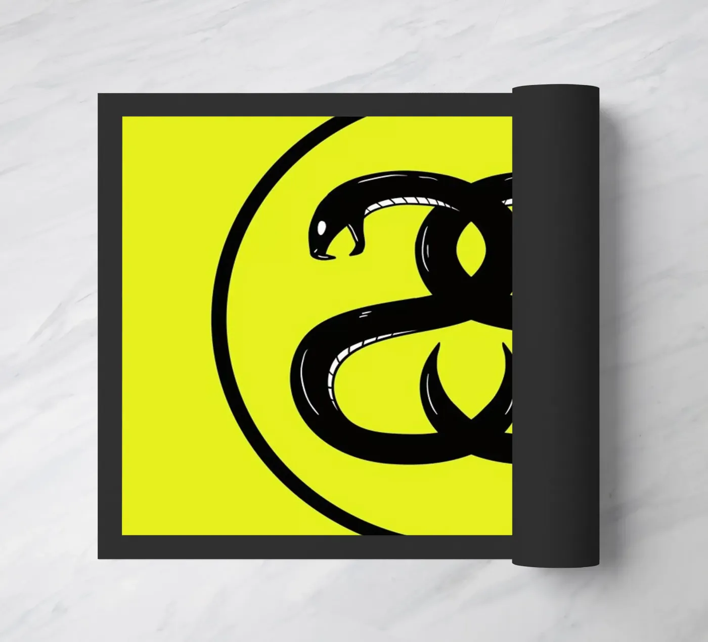 Double Snakes deurmat van Zhi Yun Zhang