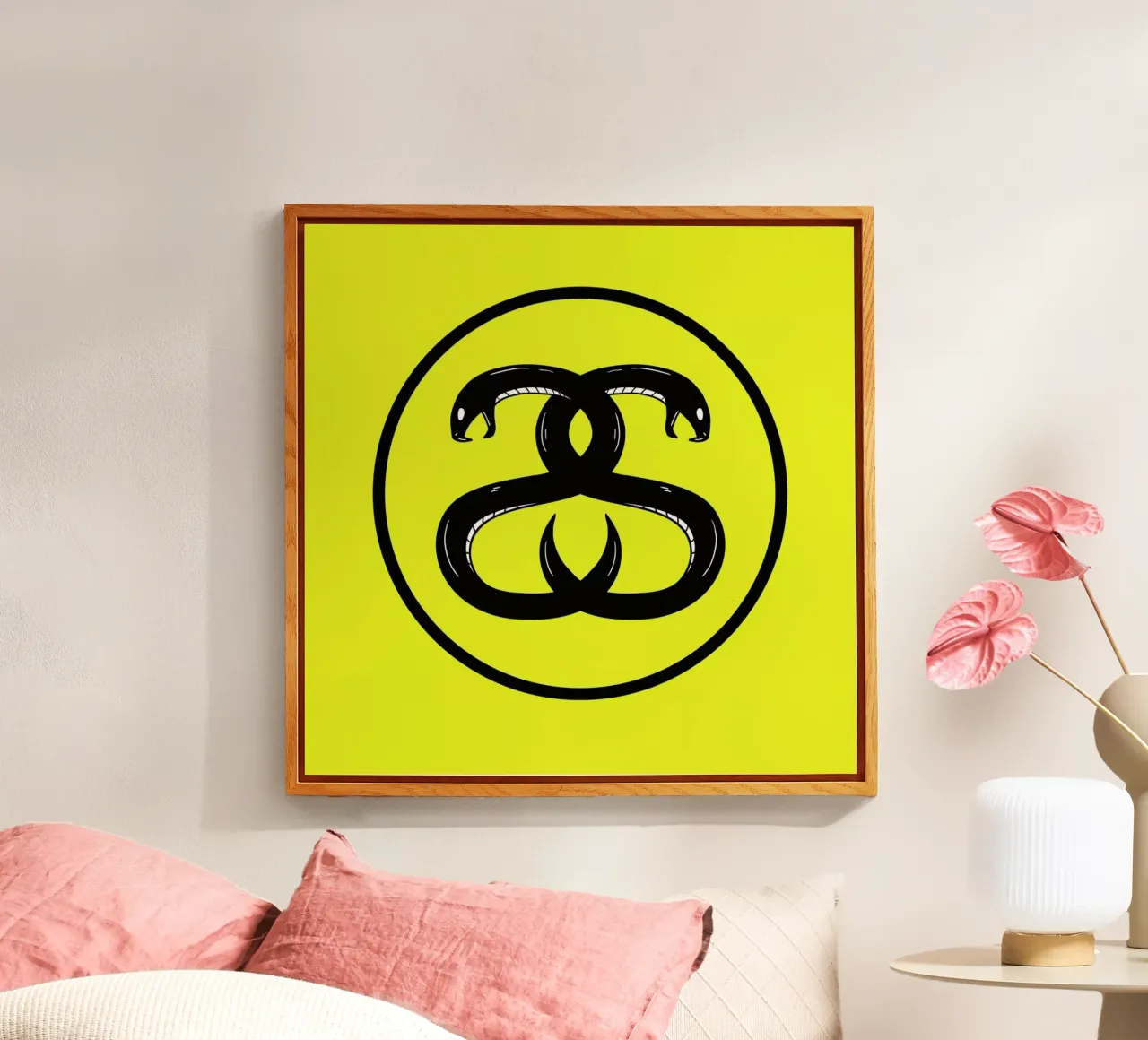 Double Snakes plexiglass da Zhi Yun Zhang