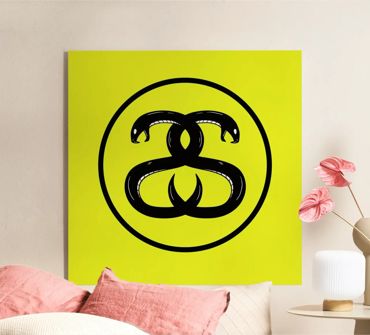 Double Snakes plexiglass da Zhi Yun Zhang