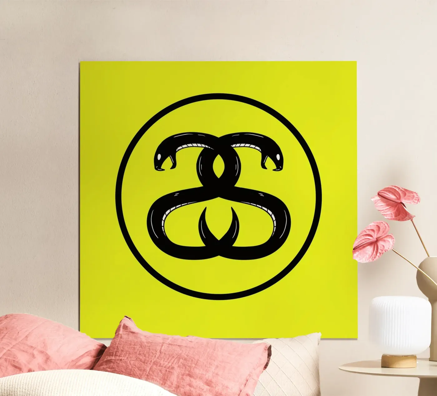 Double Snakes Poster von Zhi Yun Zhang