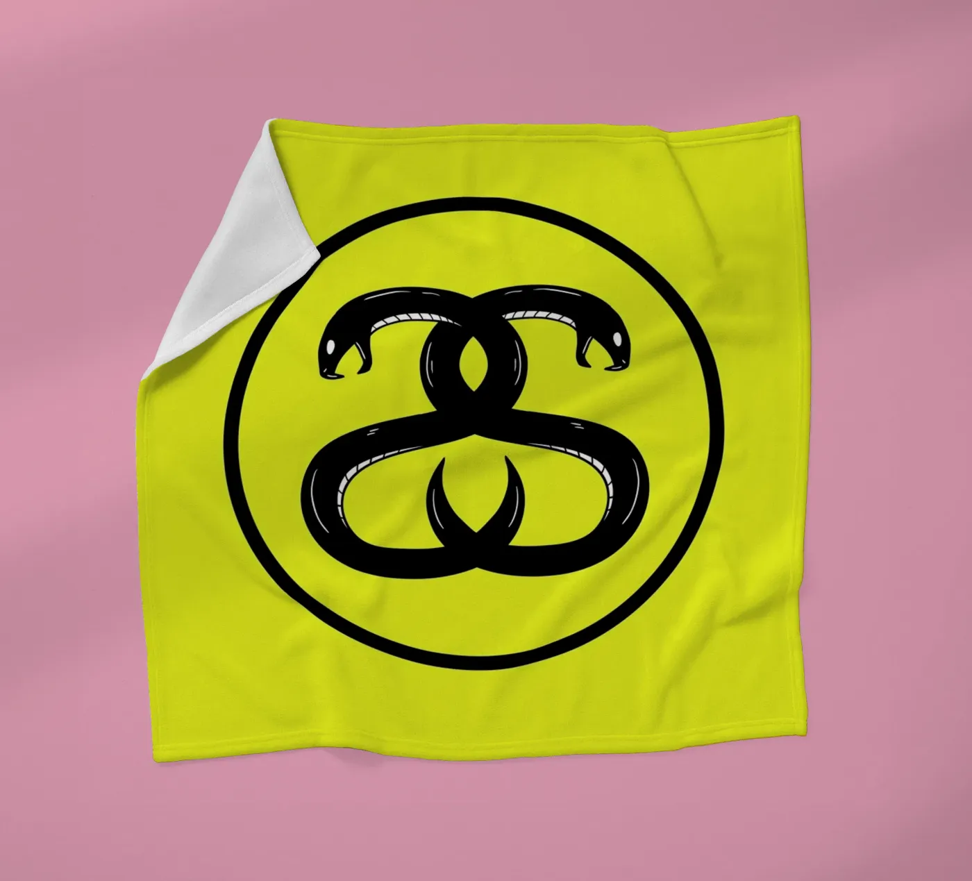 Double Snakes Fleecedecke von Zhi Yun Zhang