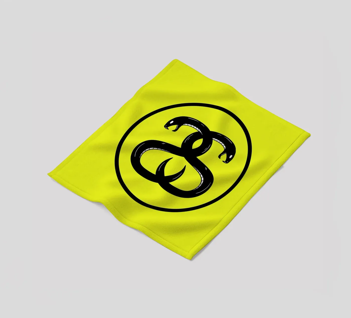 Double Snakes Fleecedecke von Zhi Yun Zhang