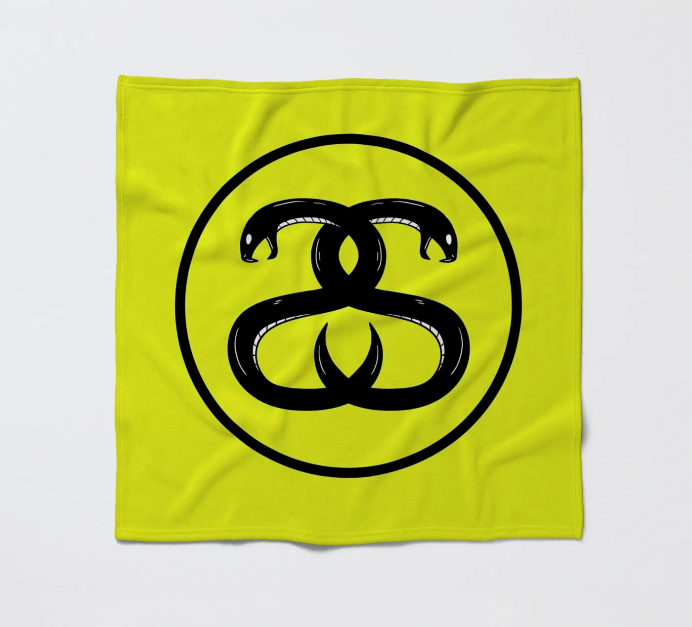 Double Snakes Fleecedecke von Zhi Yun Zhang