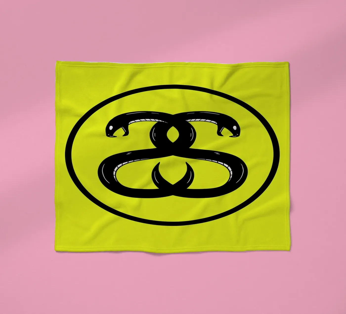 Double Snakes Fleecedecke von Zhi Yun Zhang