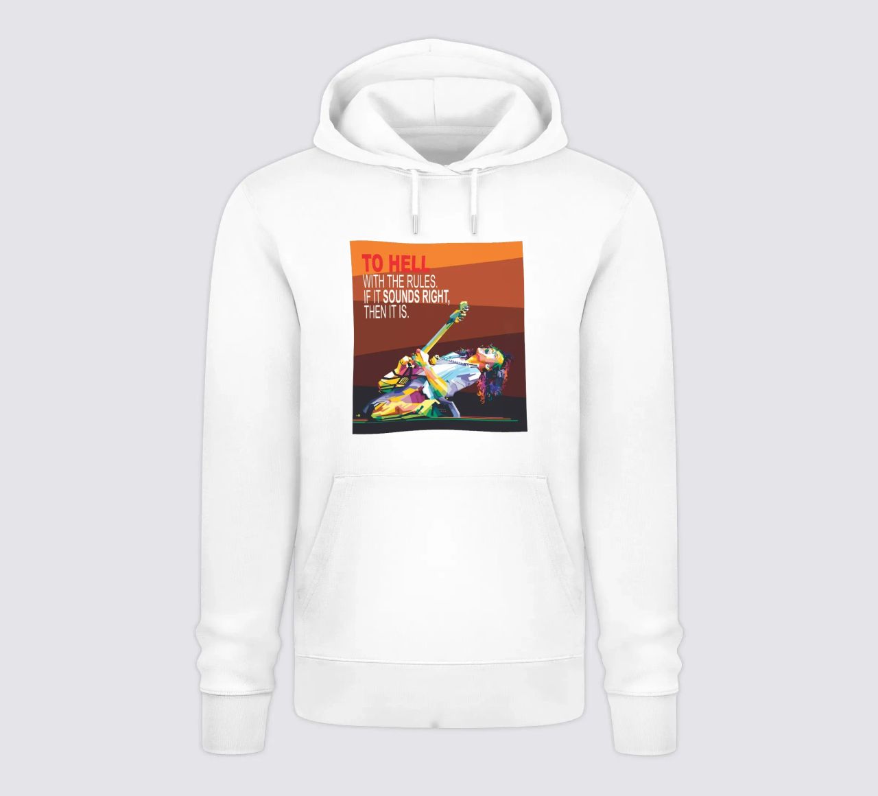 To hell with the rules. If it sounds right, then it is. hoodie by Alkahfsmart