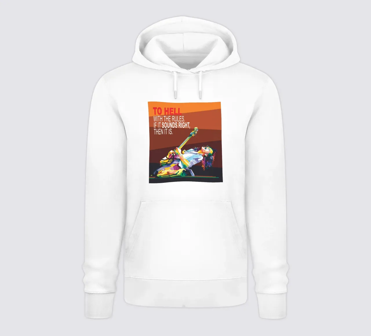 To hell with the rules. If it sounds right, then it is. hoodie by Alkahfsmart