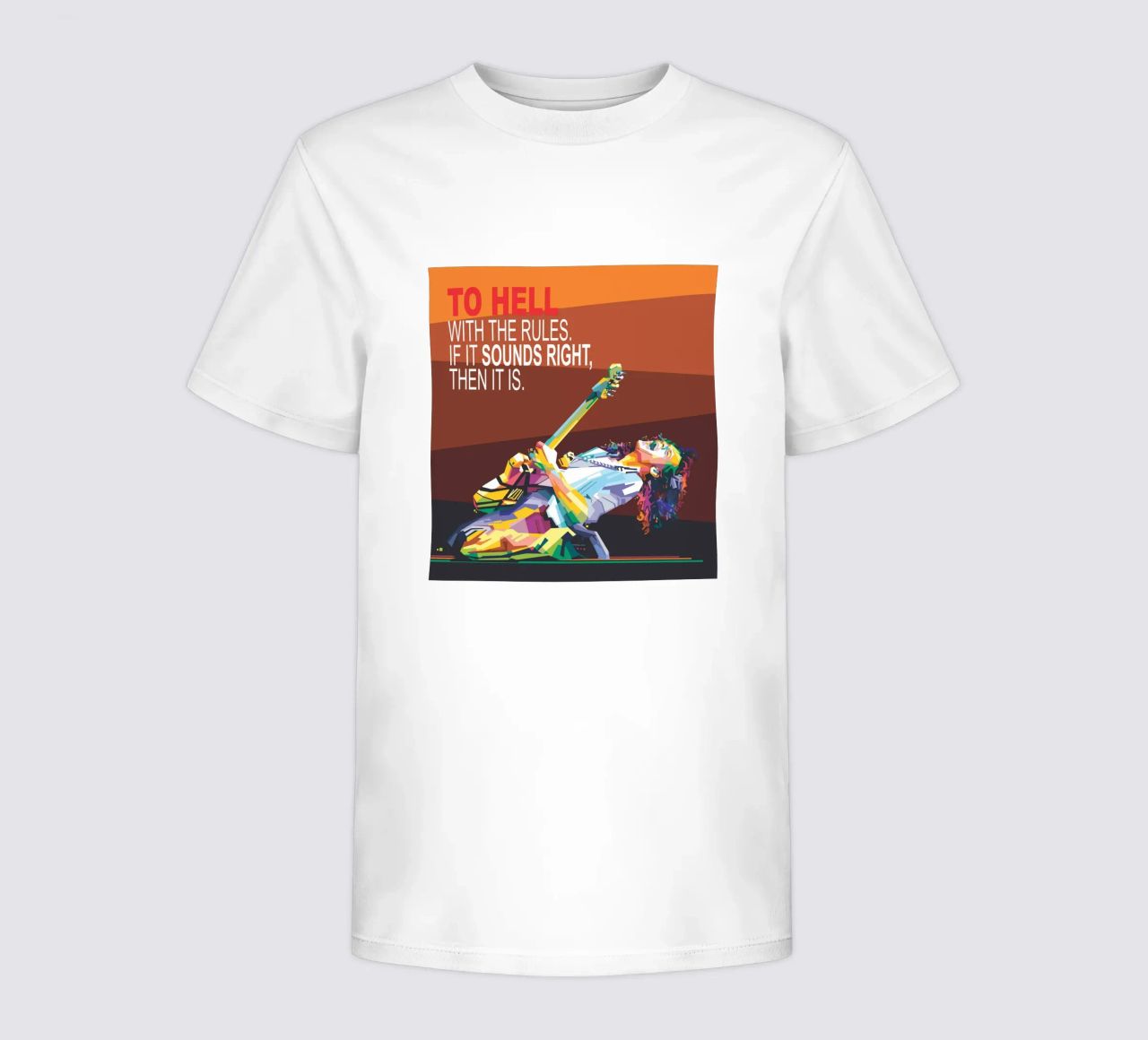 To hell with the rules. If it sounds right, then it is. kids t-shirt by Alkahfsmart