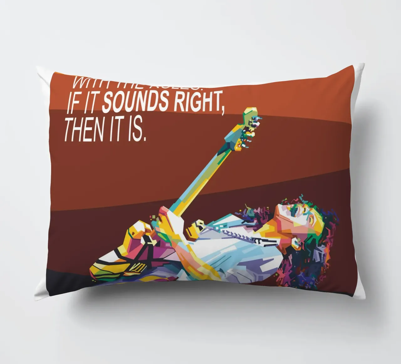 Au diable les règles. Si ça sonne bien, c'est que c'est bien. coussin de Alkahfsmart