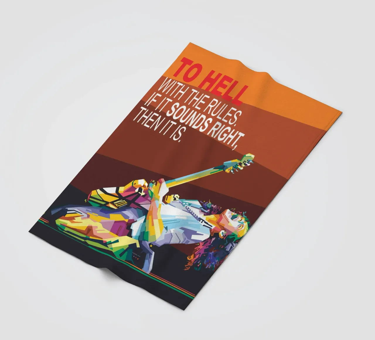 To hell with the rules. If it sounds right, then it is. fleece blanket by Alkahfsmart