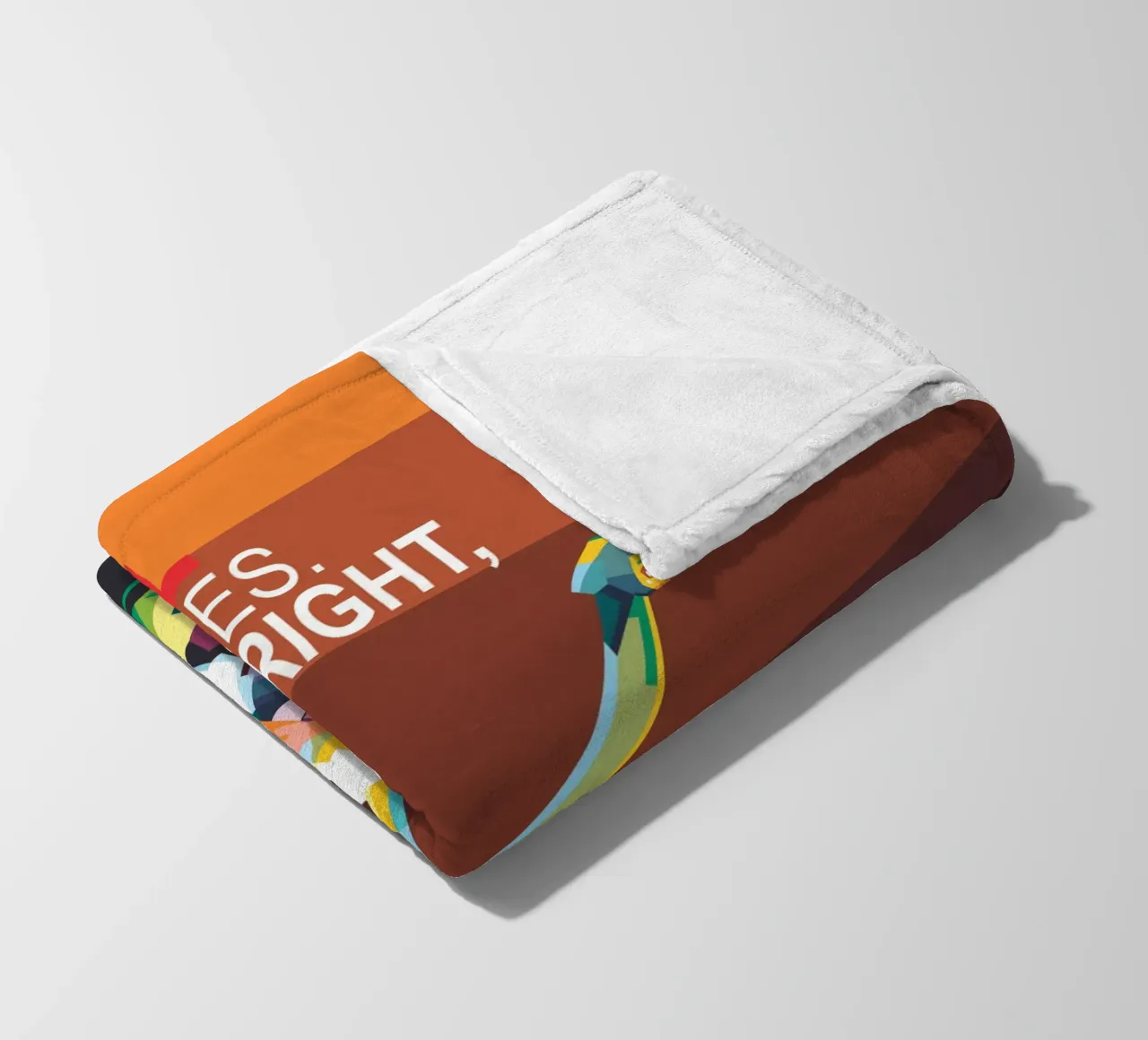 To hell with the rules. If it sounds right, then it is. fleece blanket by Alkahfsmart