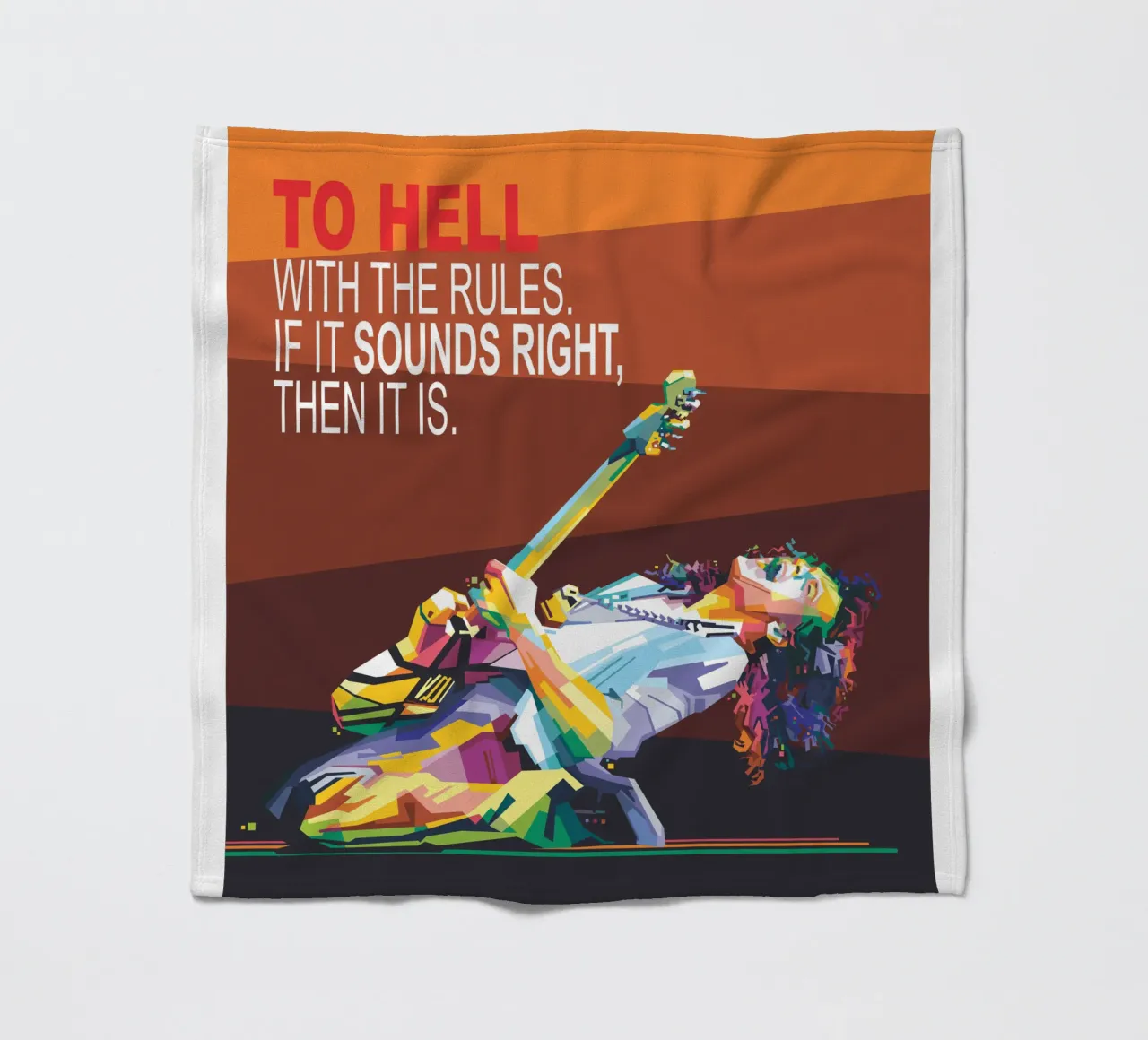 To hell with the rules. If it sounds right, then it is. fleece blanket by Alkahfsmart