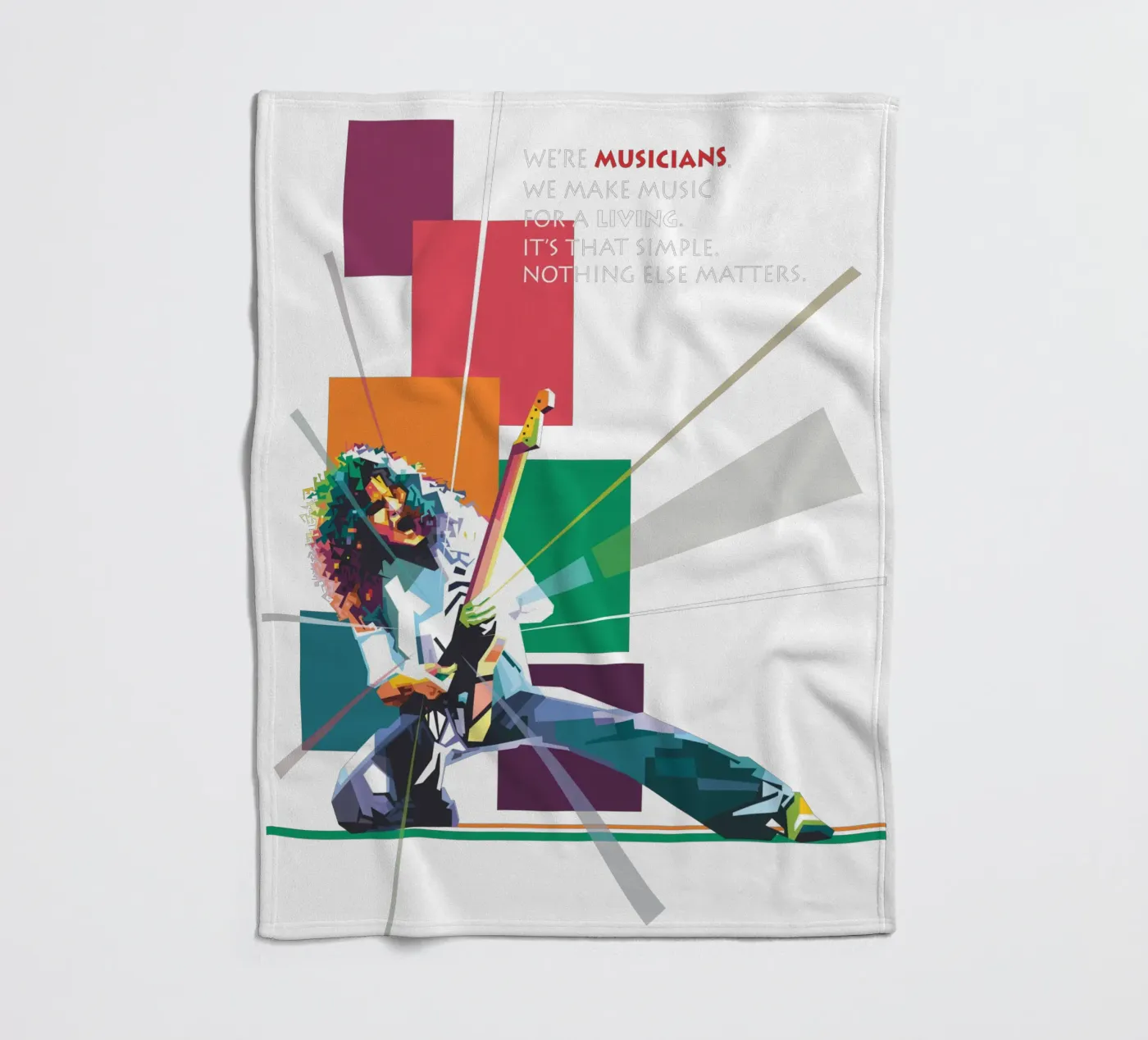 EVH Quotes Fleecedecke von Alkahfsmart